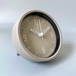Relógio Despertador Cabeceira Analógico Minimalista Alarme