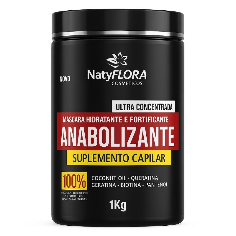 Mascara de Reconstrução, Suplementação Capilar NatyFlora 1kg