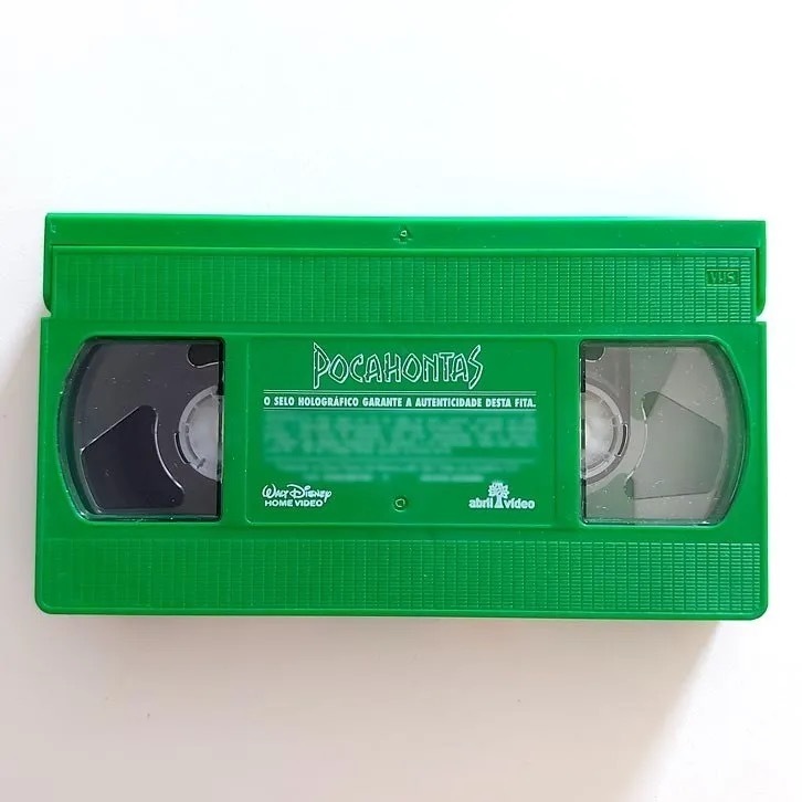 Vhs Pocahontas Dublado Disney Original Sem Capa