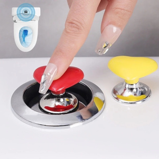 Kit 2 Botões Para Descarga Vaso Sanitários Não quebra a Unha Botão Puxador Para  Armários e Banheiro em Oferta na Shopee