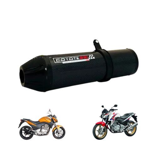 Escapamento Esportivo Coyote SS1 CB 300 Preto