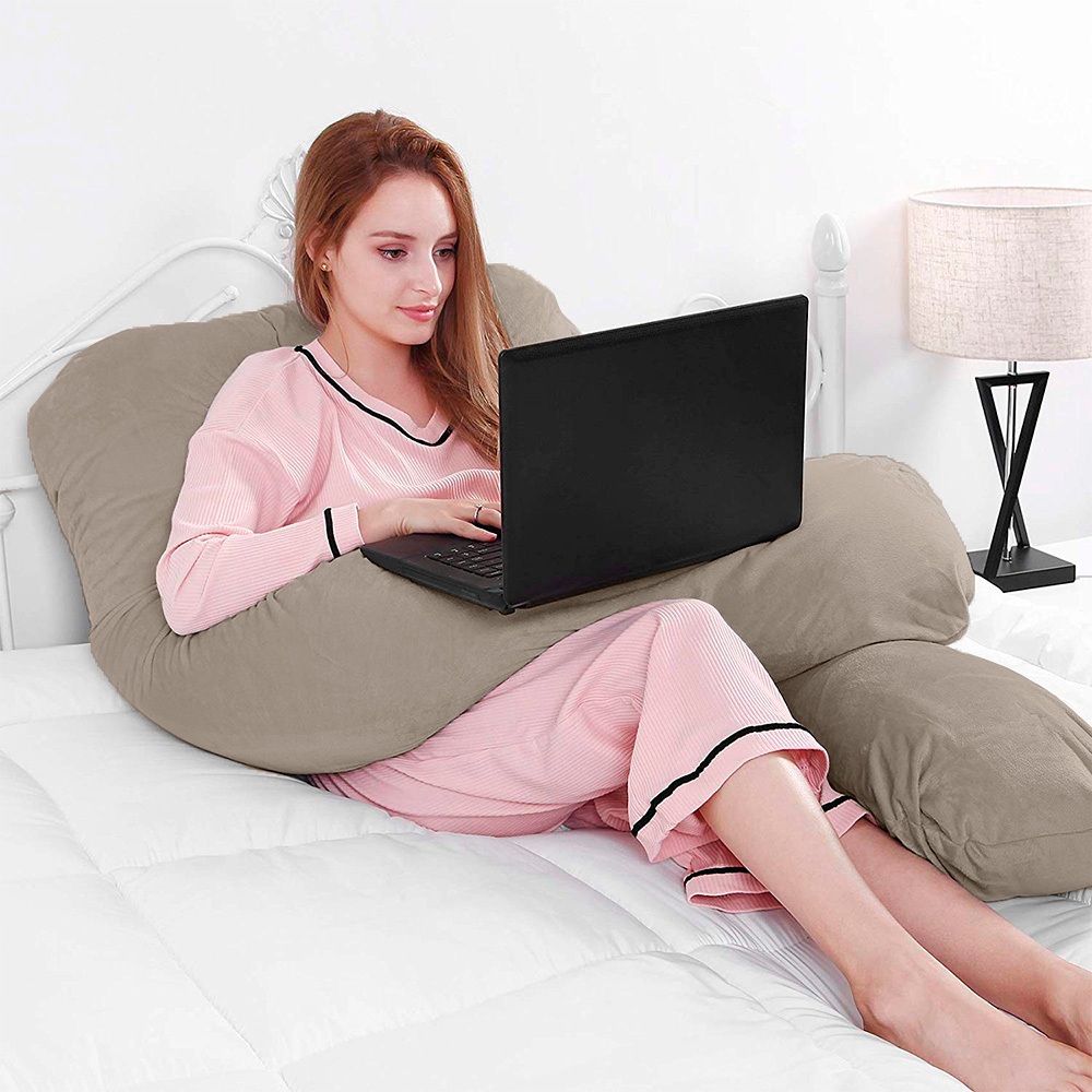 Travesseiro de Corpo Para Gestantes Funcional 120x70cm Casa Dona