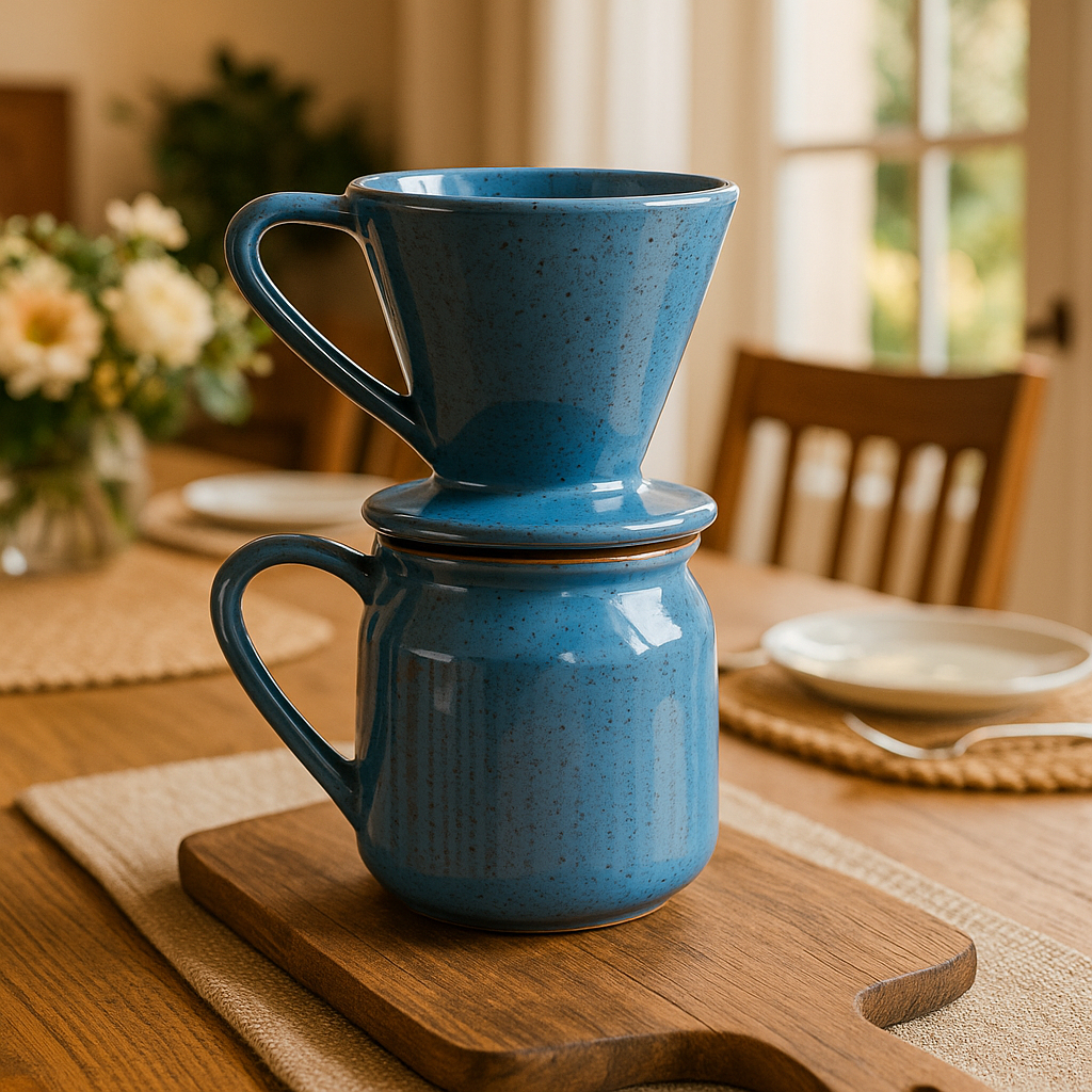 Coador de Café de Cerâmica Louças Cozinha Decoração Cafeterias