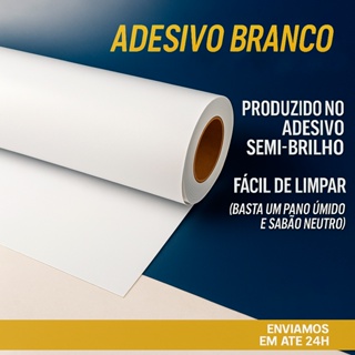 Adesivo de Vinil Lavável Branco | Impermeável, Antifungo, Ideal p/ Móveis e Eletrodomésticos em Oferta na Shopee