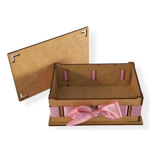 CAIXA PASSA FITA em MDF 30x20x10 decoração lembrancinhas casamentos padrinhos em Oferta na Shopee
