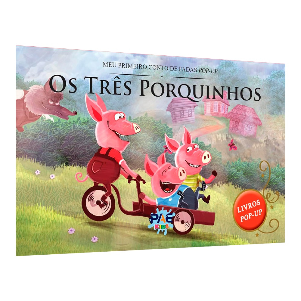 Livro Meu Primeiro Conto de Fadas Pop-Up | Os Três Porquinhos · foto 2