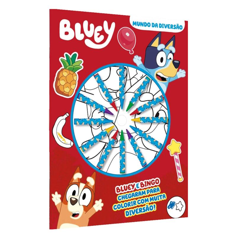 Livro Bluey | Mundo da Diversão em Oferta na Shopee
