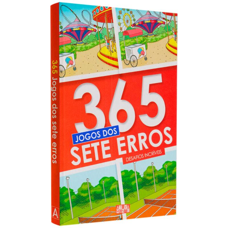 Livro 365 Jogos dos Sete Erros | Desafios Incríveis