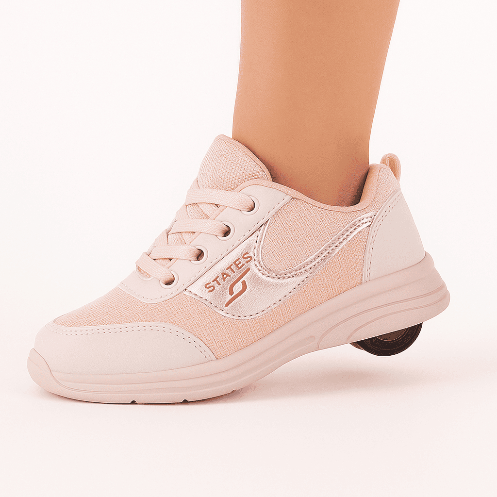 Tênis Infantil Feminino e Masculino Rodinha Removível Patins Skatenis Lançamento Tendencia Escola ST040