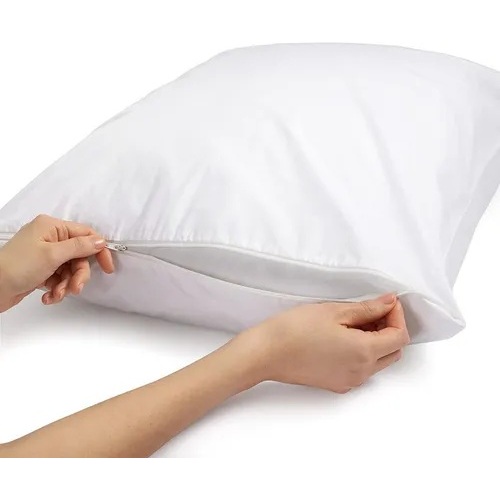Capa para Travesseiro Com Zíper Fronha Percal 400 Fios Toque De Algodão 50x70cm Fronha Protetora