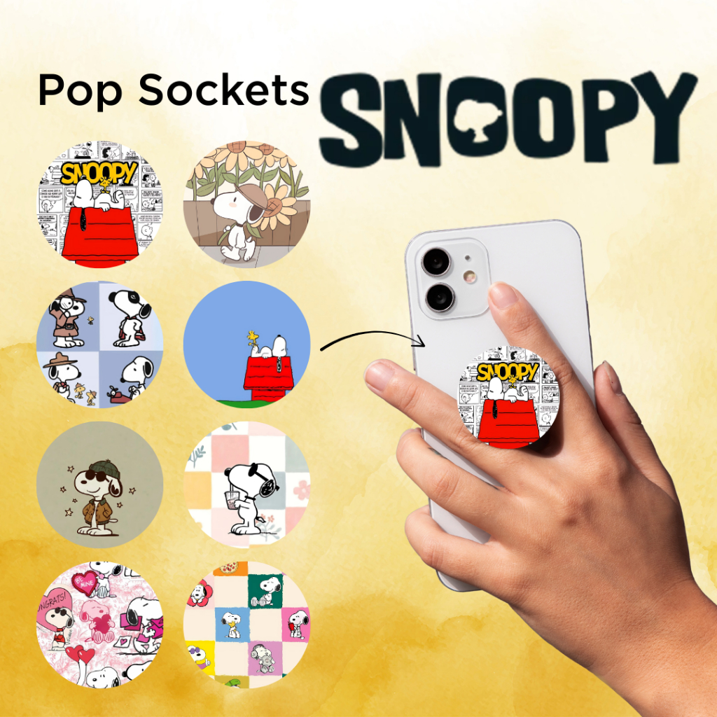 Pop Socket Personalizado Snoopy