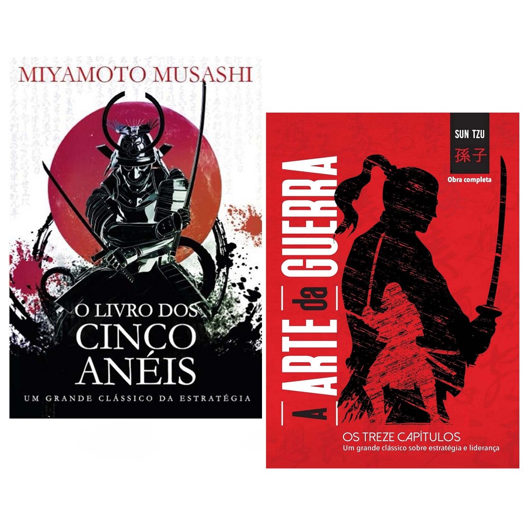 Livro O Livro dos Cinco Anéis + A Arte da Guerra Sun Tzu