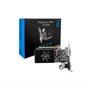 Placa de Video GT210 Delta Ddr3 Dvi Vga Hdmi 1gb 8gb/s 500mhz 64 Bits PCI-E 1,1X16 em Oferta na Shopee