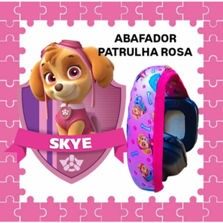 Abafador patrulha canina rosa SKEY em Oferta na Shopee