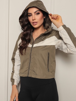 Corta Vento Esportivo Feminino Corrida Estilo Esportivo Zíper Inverno Básica Capuz Ajustável em Oferta na Shopee