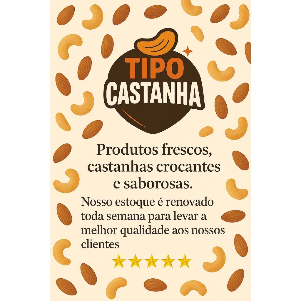 Detalhes do MIX NUTS PREMIUM CASTANHA DE CAJU, CASTANHA DO PARÁ, AMÊNDOA, UVAS PASSAS, NOZES, COCO CHIPS, AMENDOIM