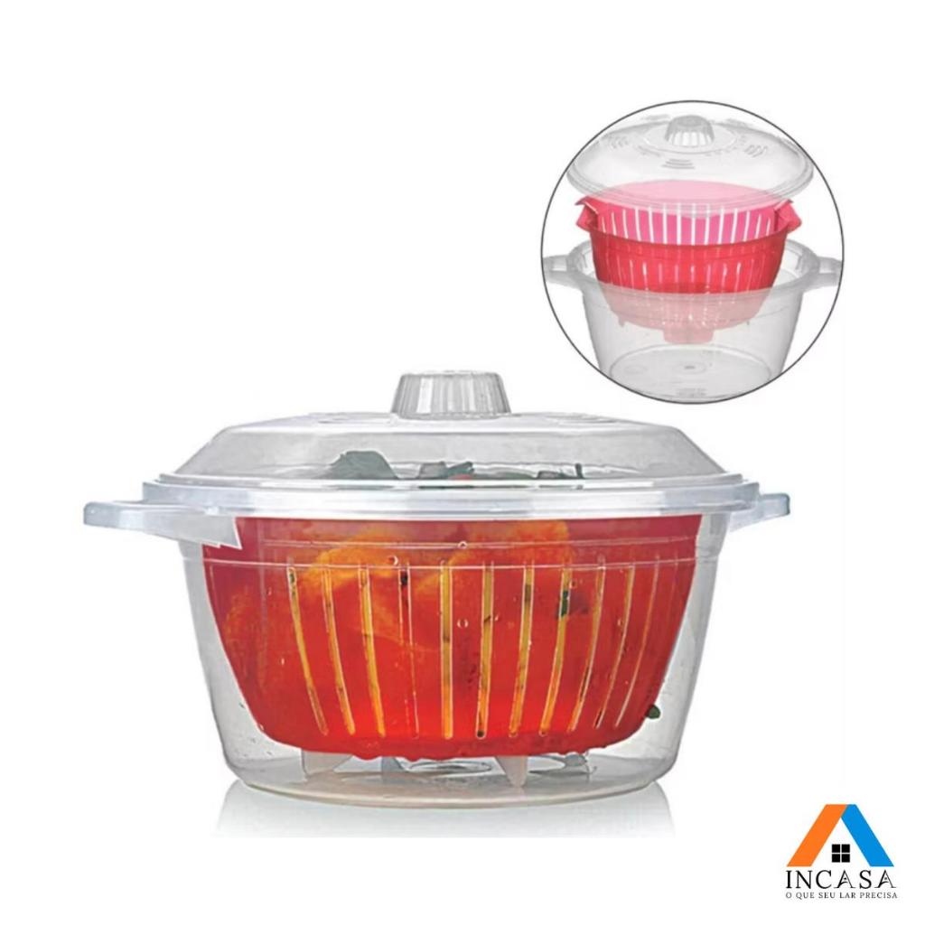 Legumix Panela para Microondas Cozimento de legumes à Vapor 2,6 L em Oferta na Shopee