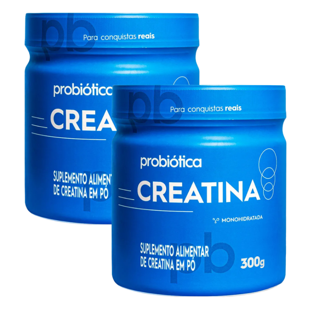 Kit 2x Creatina Creatine Pura 300g - Probiótica em Oferta na Shopee