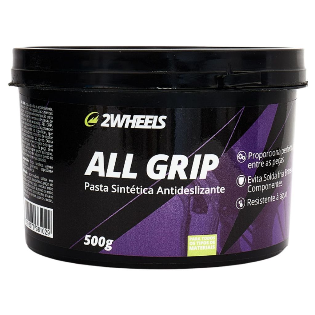 Graxa de Bicicleta Antideslizante E Atóxica All Grip 2wheels 500g