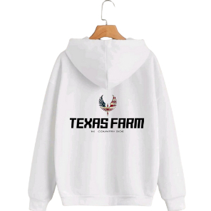 MOLETOM CANGURU TEXAS FARM ESTAMPADA NAS COSTA CONFORTÁVEL UNISSEX CONFORTÁVEL MACIA INVERNO FRIO...