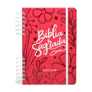 Bíblia Anote Slim | NVT | Capa Espiral  Meu Tudo em Oferta na Shopee
