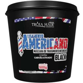 Alisamento Americano Black 500g - Troia Hair 4Man: Alisamento Profissional Rápido em Oferta na Shopee