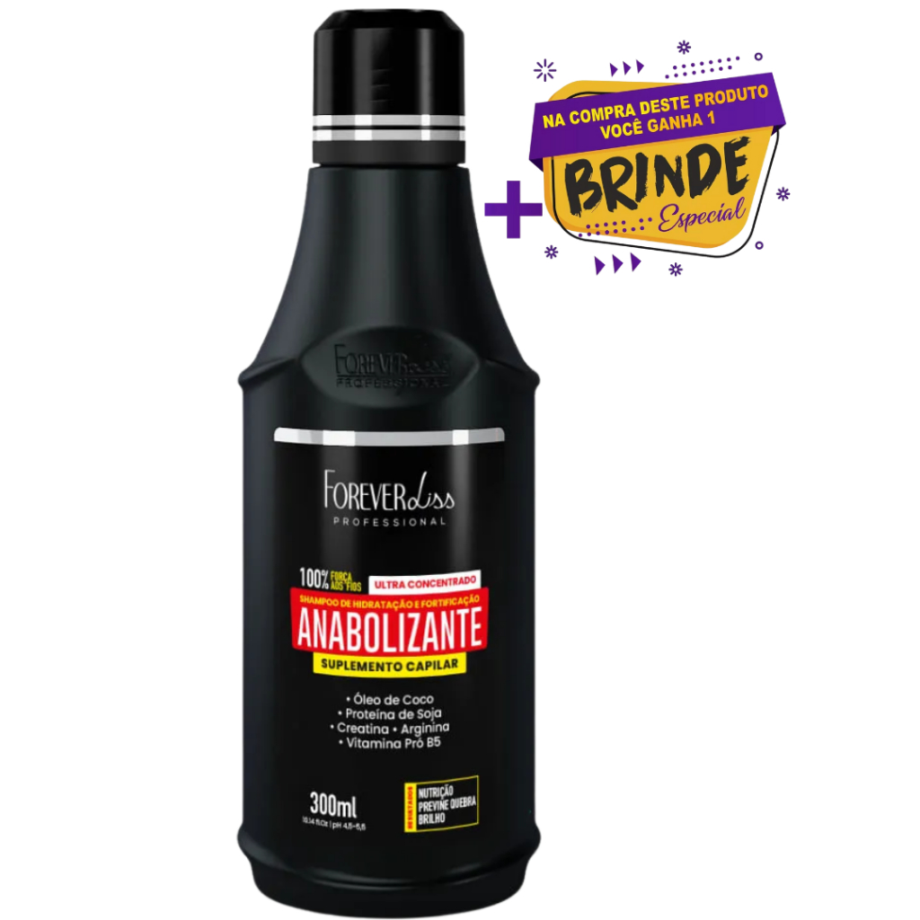 Shampoo Anabolizante Forever Liss 300ml Original!