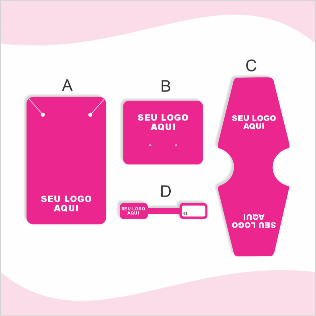 Tags cartela para Joias | Bijuterias | Semi Joias | Personalizado