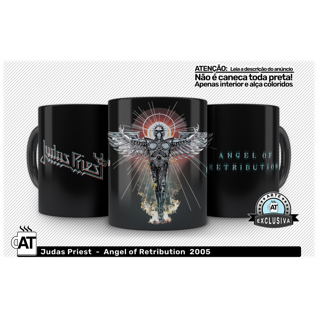 [AT] Caneca Personalizada Rock 'n Roll - Judas Priest Angel of Retribution 2005