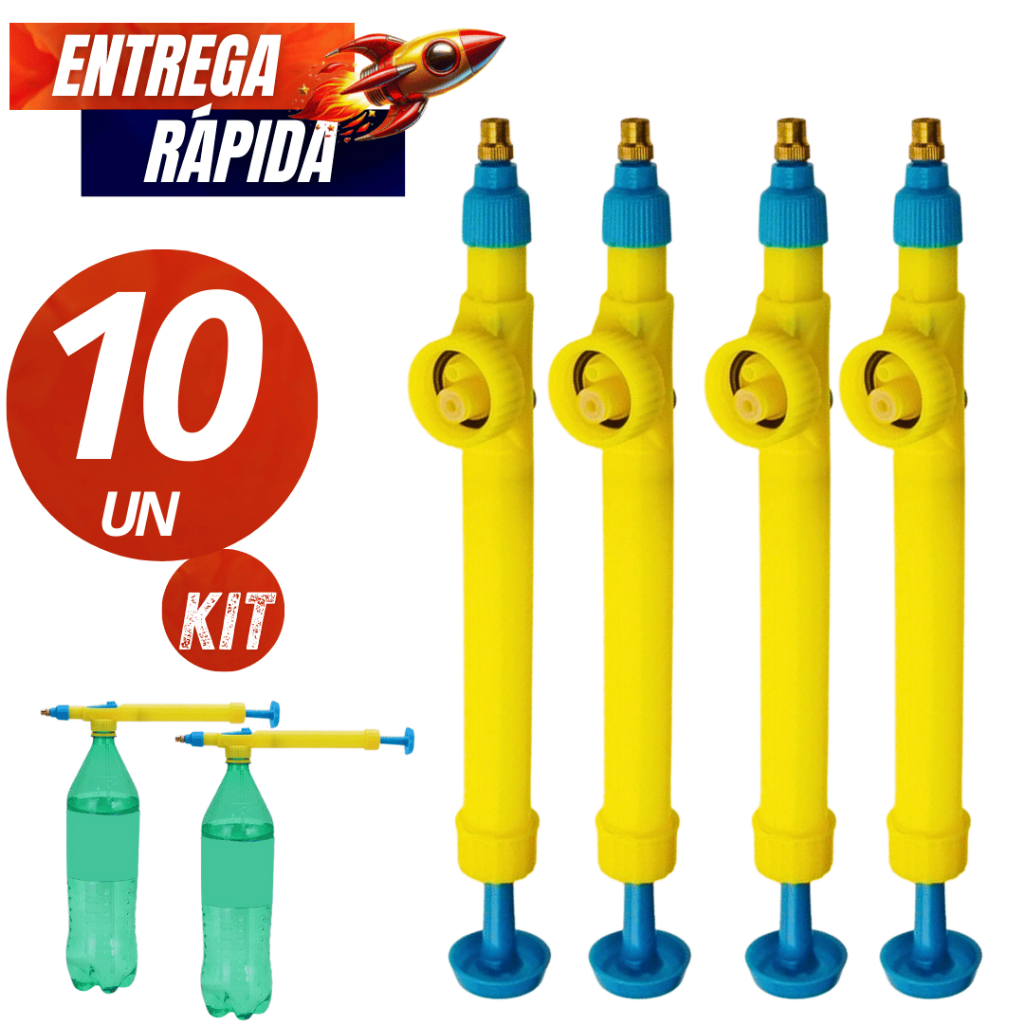 Kit 10/06/04/02  Pulverizador Borrifador Ambientes Para Garrafas Pet Multiuso Qualidade Garantida Premium em Oferta na Shopee