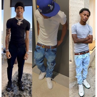 Camisa Americana justa Canelada Gringa Camiseta Slim em Oferta na Shopee