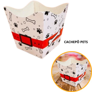 10~50 KIT CACHEPÔ FESTA  PETS 9X9X7CM VAZO DECORAÇÃO 71.1  ( NC TOYS CACHEPÔ ) em Oferta na Shopee