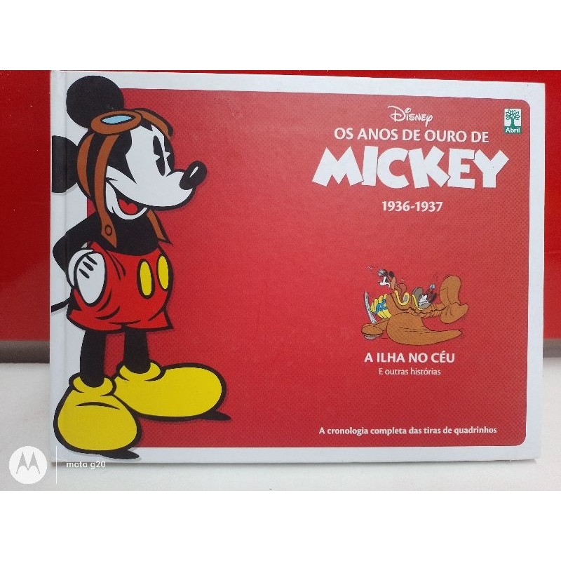 Livro Os anos de ouro de Mickey 1936-1937 A ilha no céu.