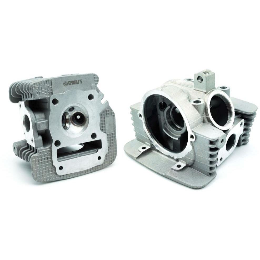 Cabeçote Motor Ybr 125 2002-2008/Factor 125 2009-2014 C/Catalizador C/Guias Válvula