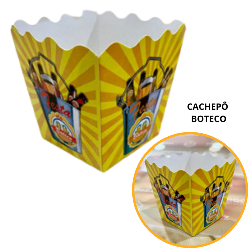 10~50 KIT CACHEPÔ TEMA BOTECO ( TEMA FESTA ) em Oferta na Shopee