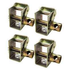 Kit 4 Catraca Fixa 5 Toneladas Fita Cinta 50mm Reforçada Sem Chapa Inferior