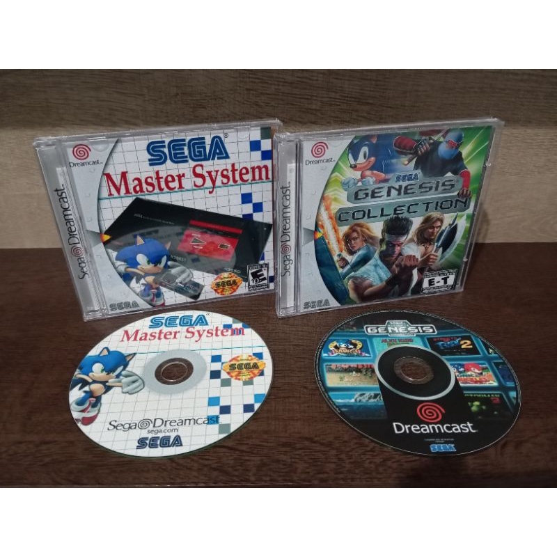 Coleção Sega Genesis+Master System - Dreamcast