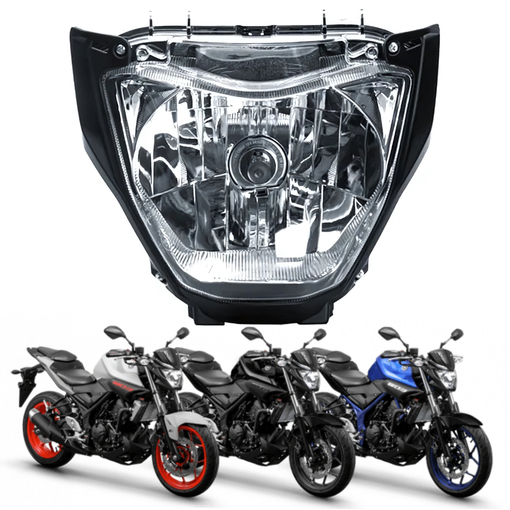 FAROL BLOCO ÓPTICO COMPLETO MT03 2017 2018 2019 2020 ORIGINAL YAMAHA