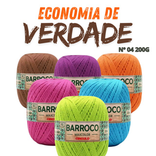 Barbante Barroco Nº 04 200g Circulo em Oferta na Shopee