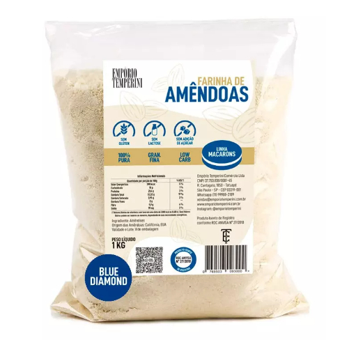Farinha de Amendoas Blue Diamond Para Macarons 500g