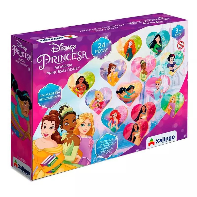 Jogo da Memória Infantil Princesas Disney – Brinquedo Montessori Educativo em Oferta na Shopee