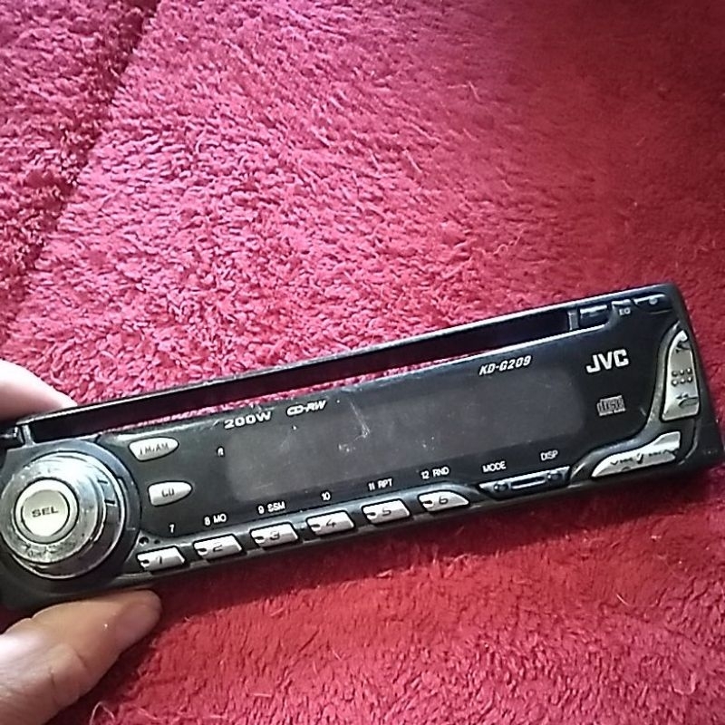frente carro jvc kd g209