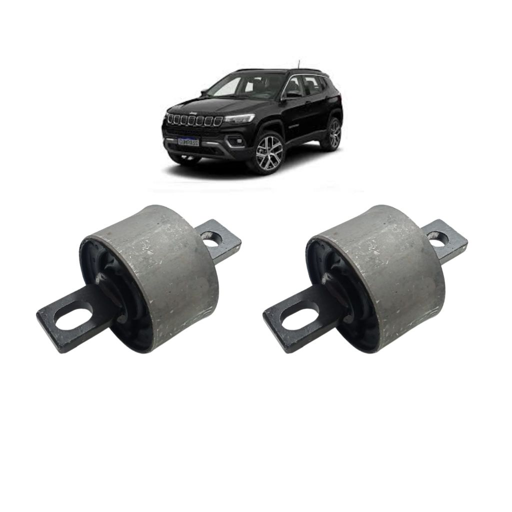 Par Bucha Facão Tensor Braço Traseira Jeep Compass 07/19