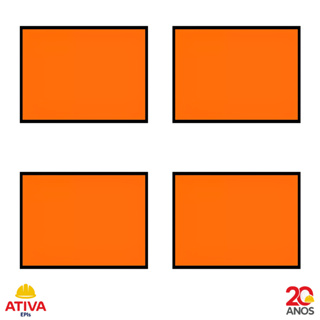 4 Placas Sinalização Segurança Carga Perigosa Caminhão ONU-18 Lisa Laranja 30x40 em Oferta na Shopee