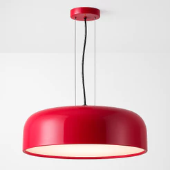 Luminaria Lustre Baccino Meia Esfera 3 Lâmpada E27 Avant Ø60X20CM Alumínio e Aço Sala Jantar