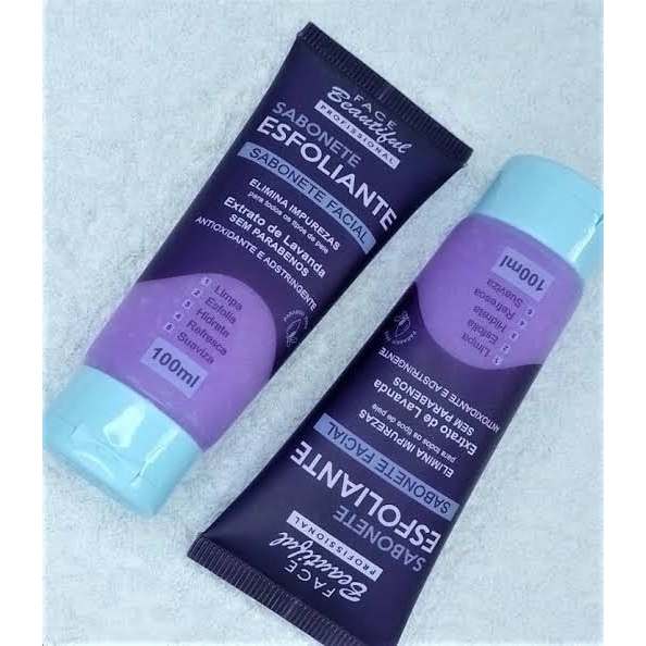 Esfoliante Sabonete Lavanda Para Todos Os Tipos De Pele Adstringente Face Beautiful