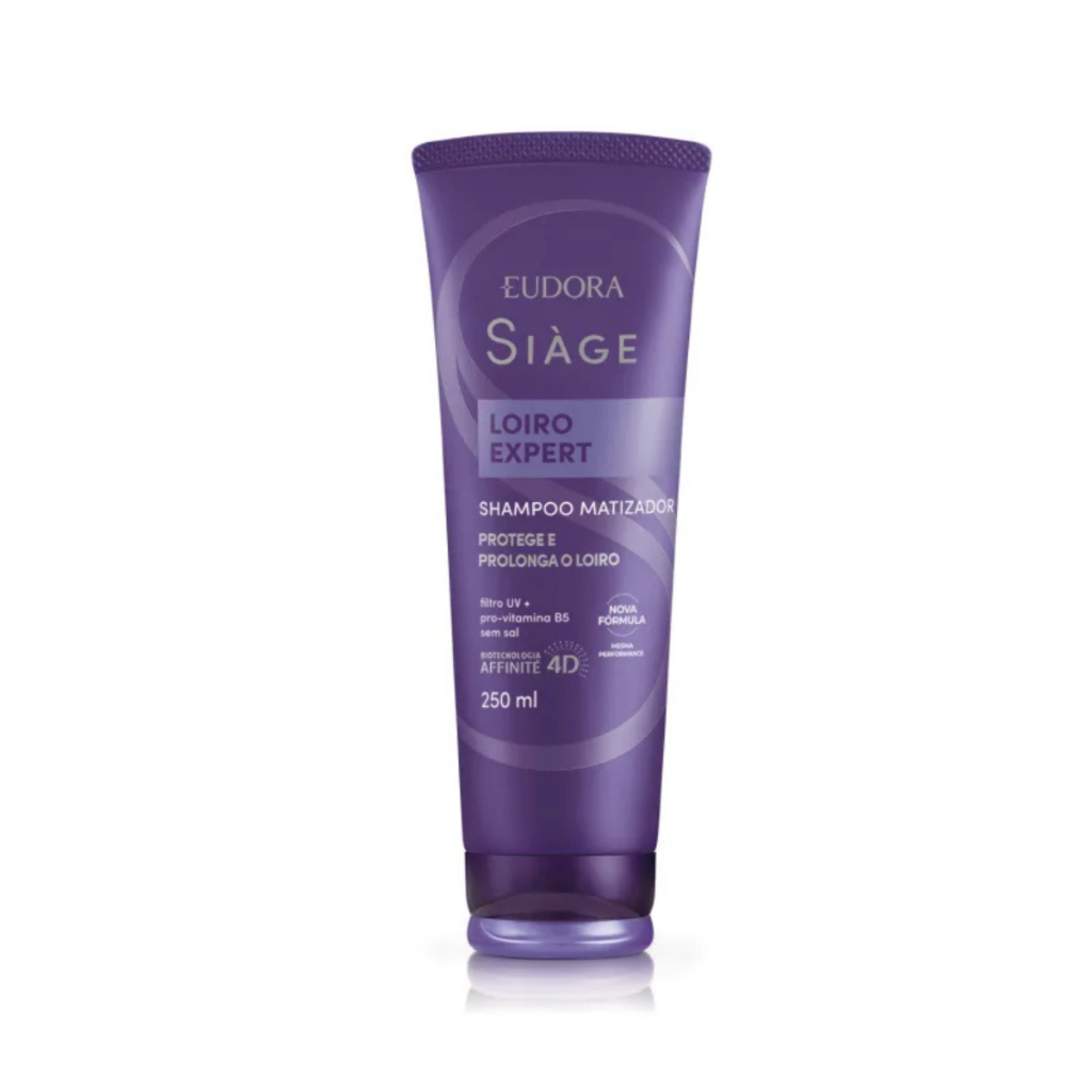 Shampoo Matizador Eudora Siàge Loiro Expert 250ml - Beauty