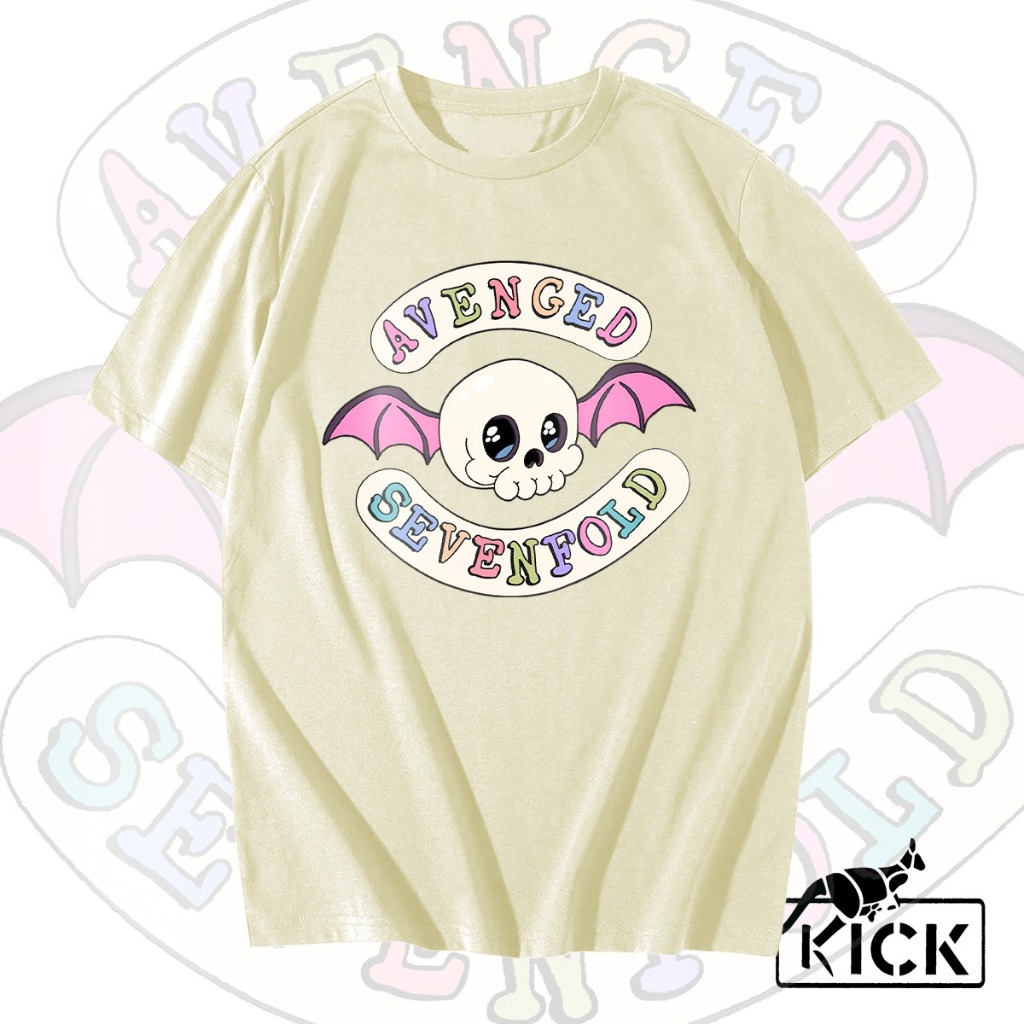 Camiseta Unissex 100 Algodão Avenged Sevenfold Fofo em Oferta na Shopee