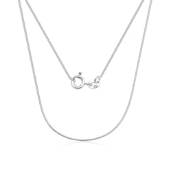 Corrente Feminina de Prata 925 Rabo de Rato Redonda 45cm 1mm