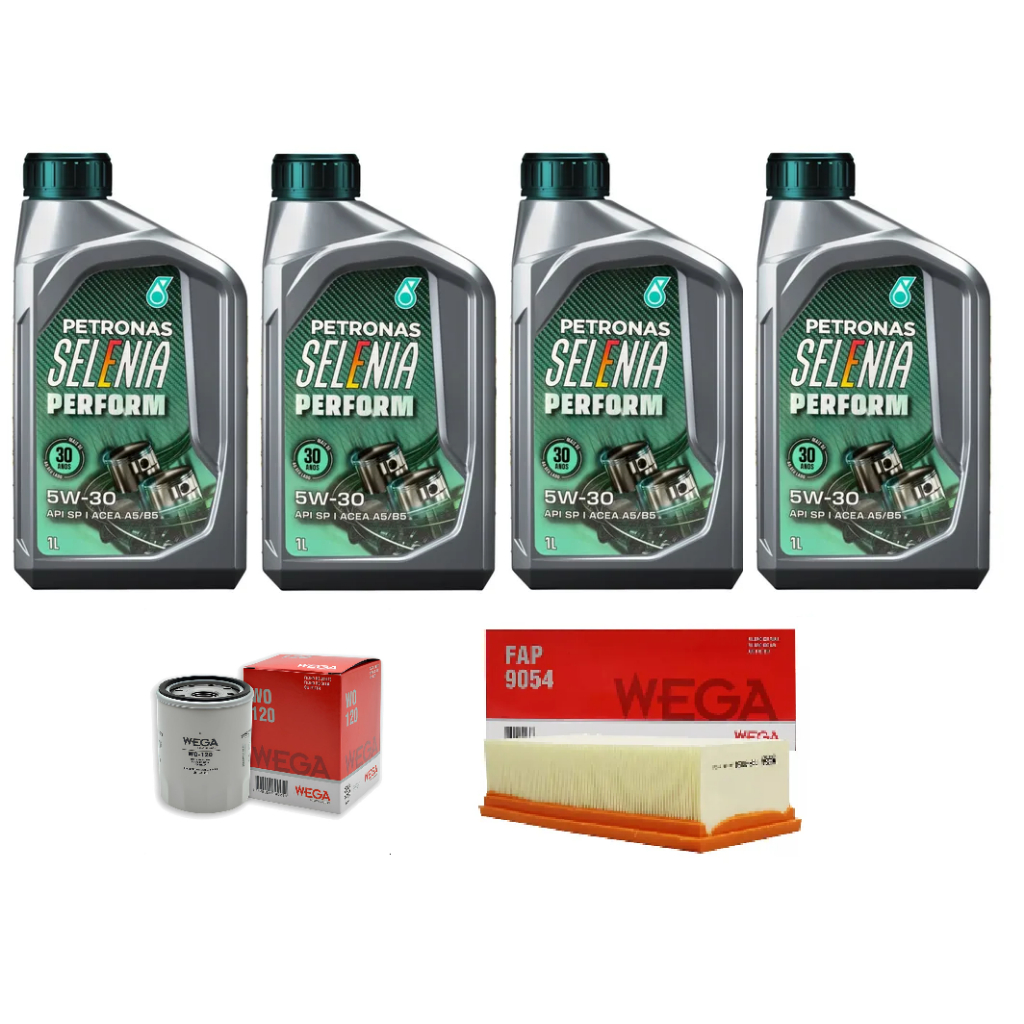 KIT 4 LITROS PETRONAS SELENIA PERFORM 5W30 FIAT FIRE + 1 FILTRO WO120 + FILTRO FAP9054 em Oferta na Shopee
